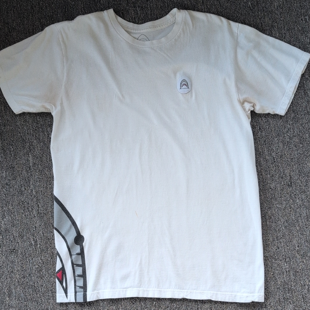 Kids White Graphic T-Shirt